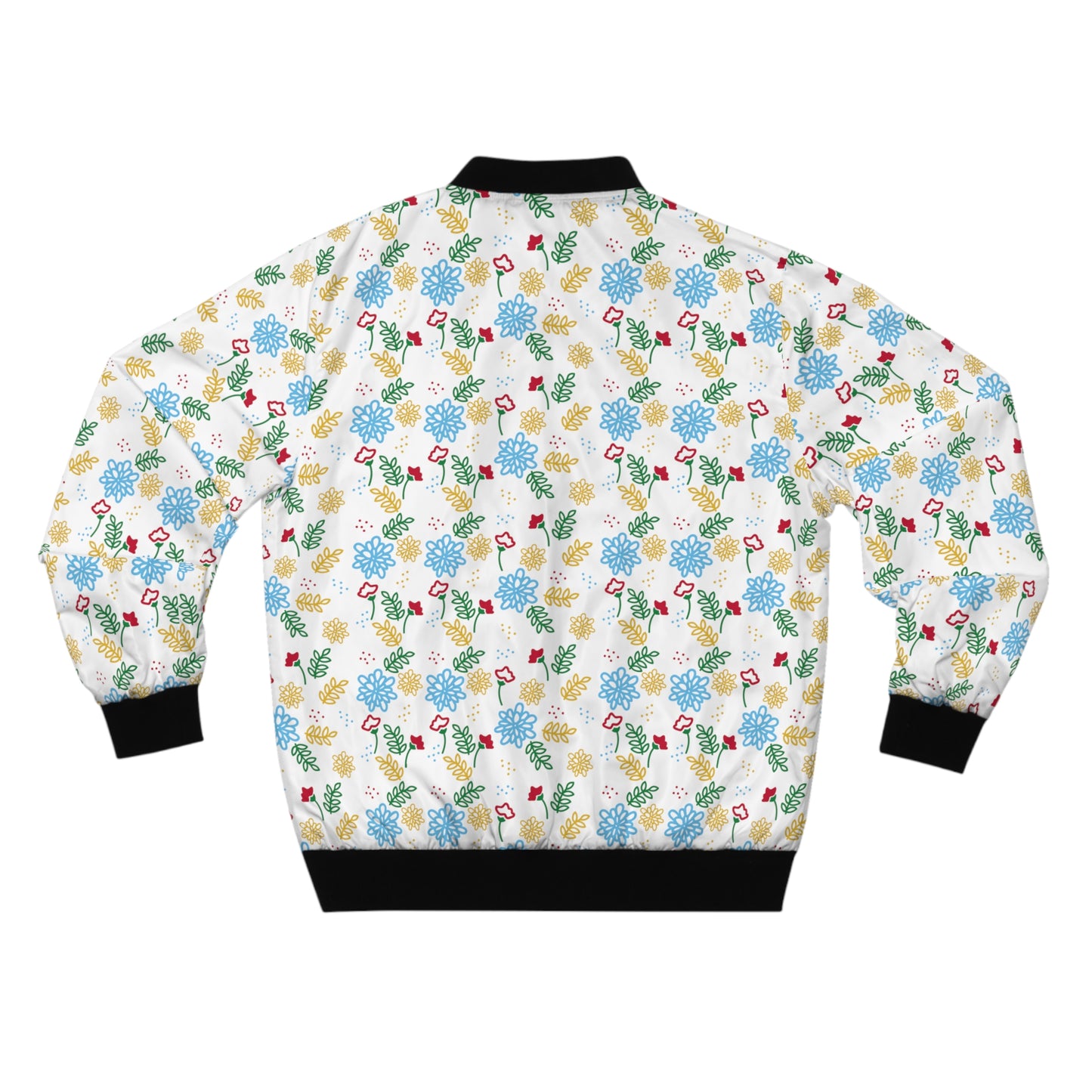 Flowered Up Bomber Jacket: Asuncion