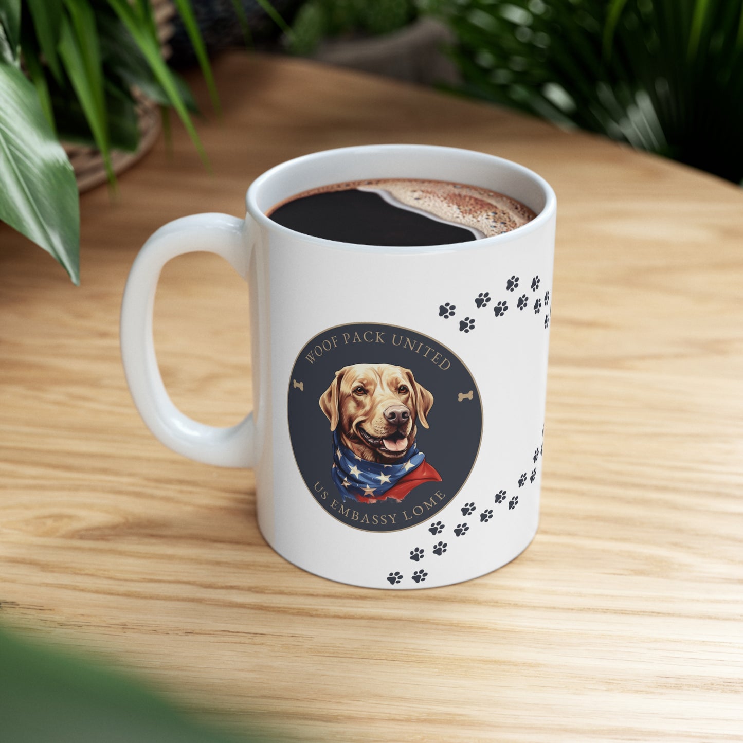 Woof Pack, Retriever Mug: Lome