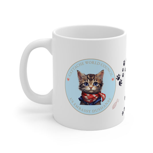 Cattache Mug, Tabby: Dushanbe