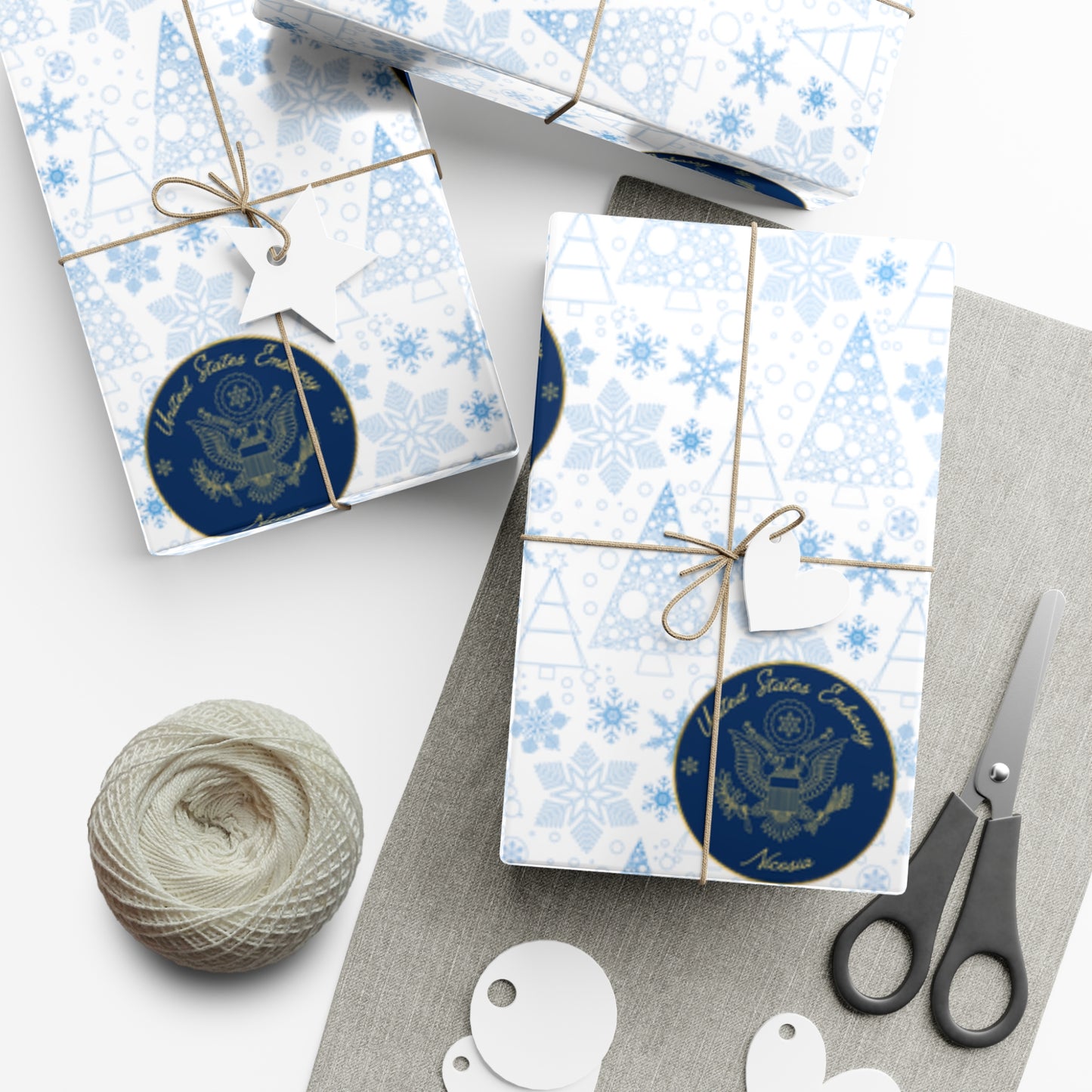 Holiday Gift Wrapping Paper: Nicosia