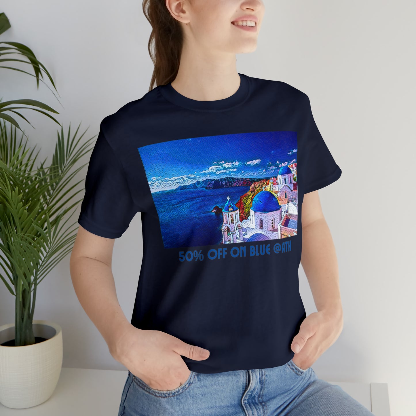 Comfy Short Sleeve T-Shirt: Greece