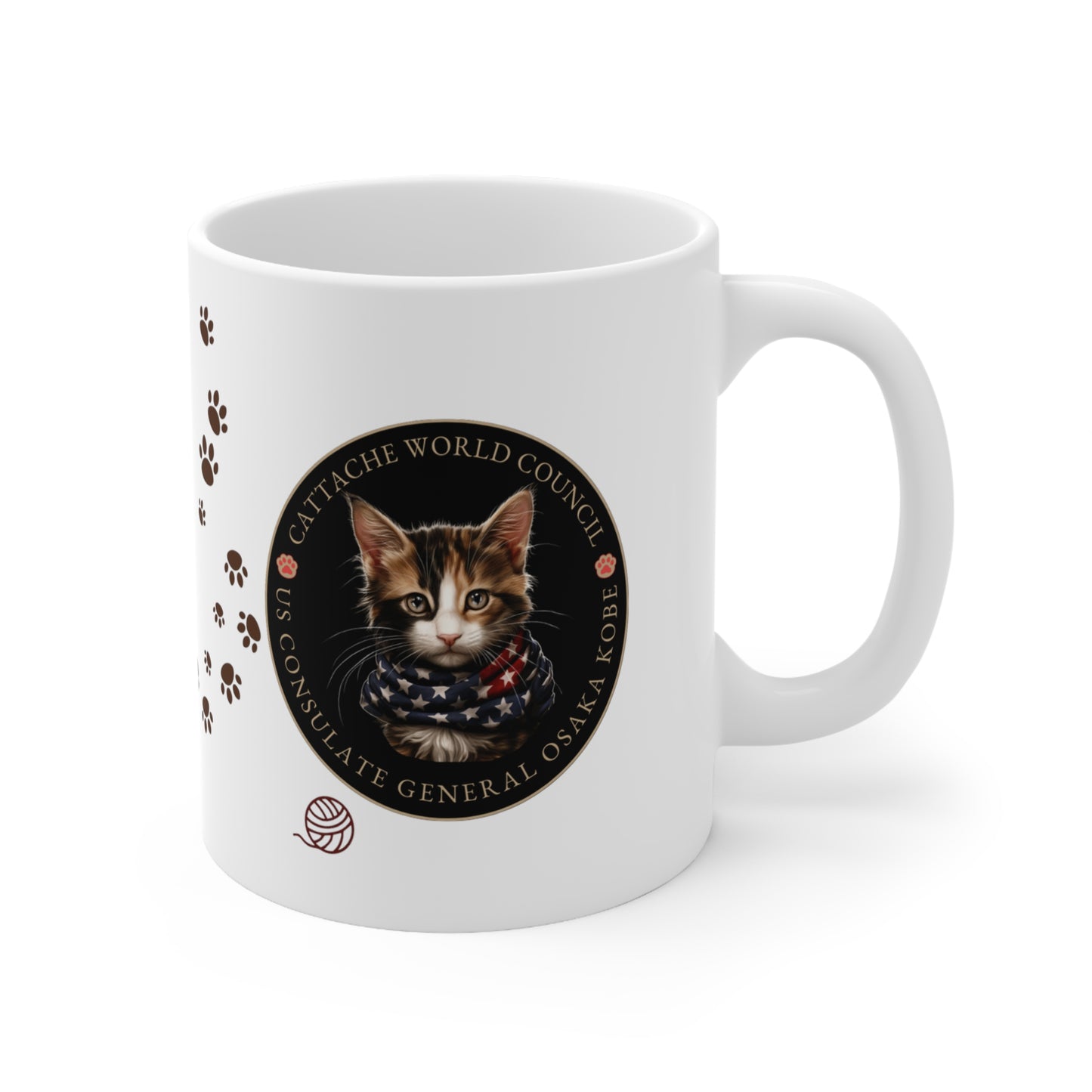 Cattache Mug, Calico: Osaka Kobe