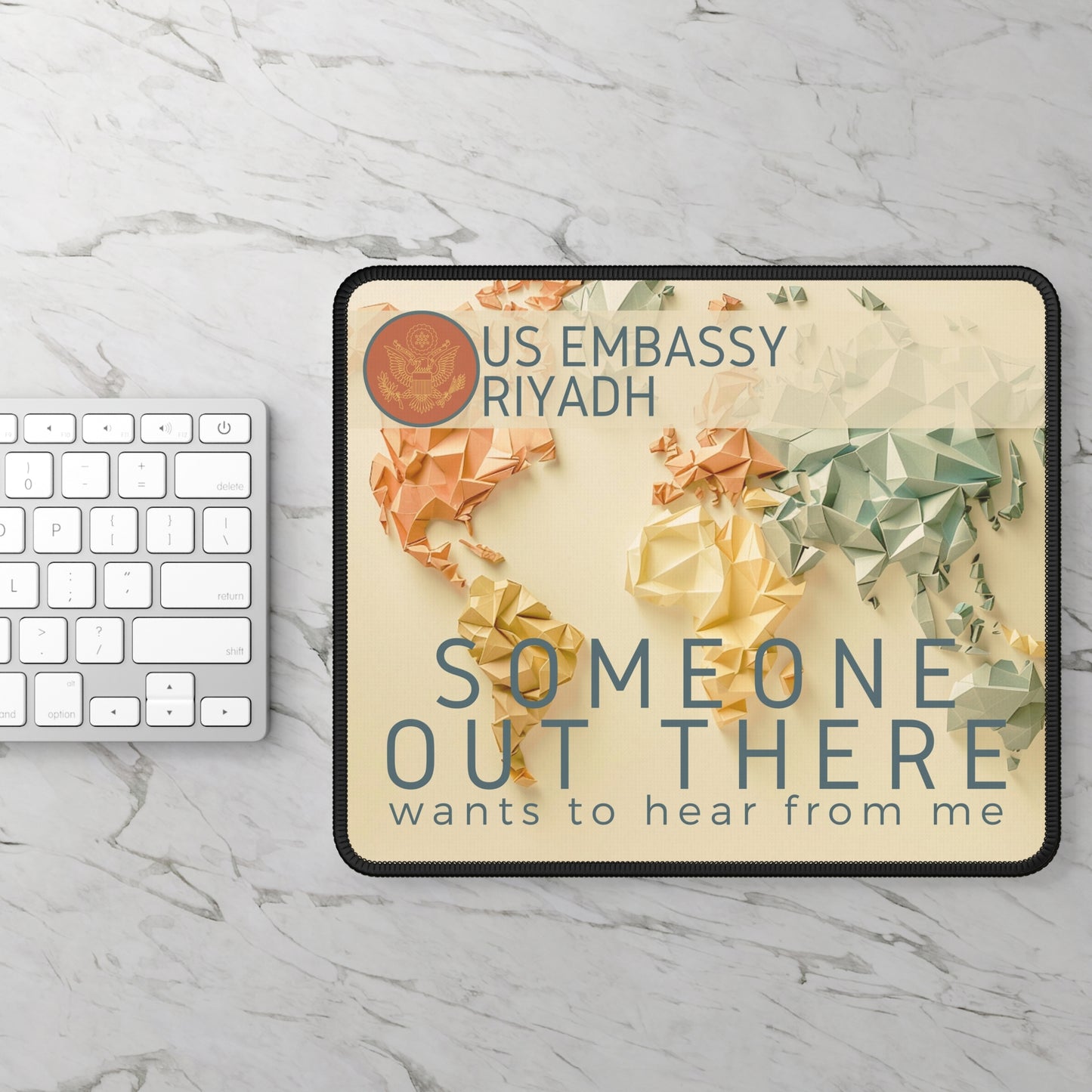 Gorgeous Reminder Mouse Pad: Riyadh