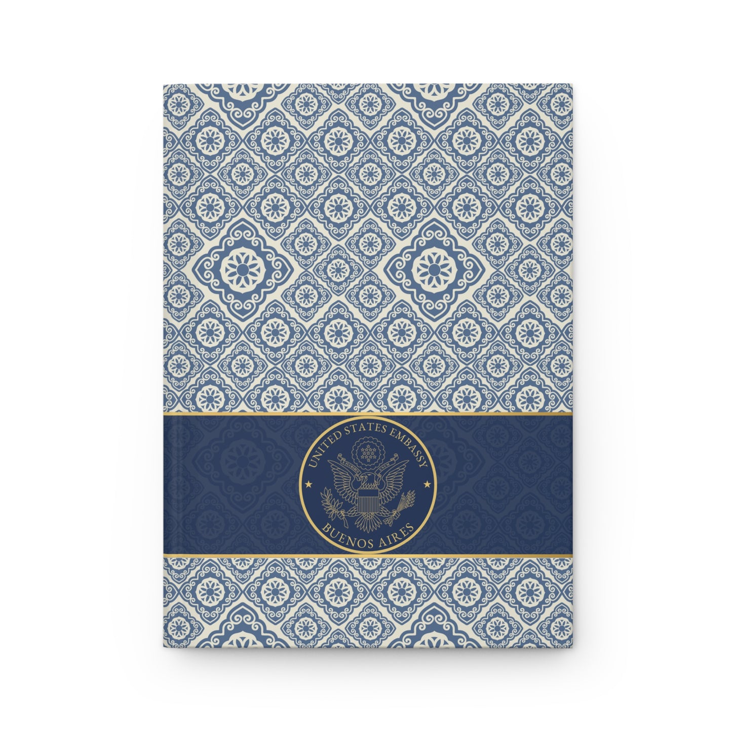 Elegant Patterned Hardcover Journal: Buenos Aires