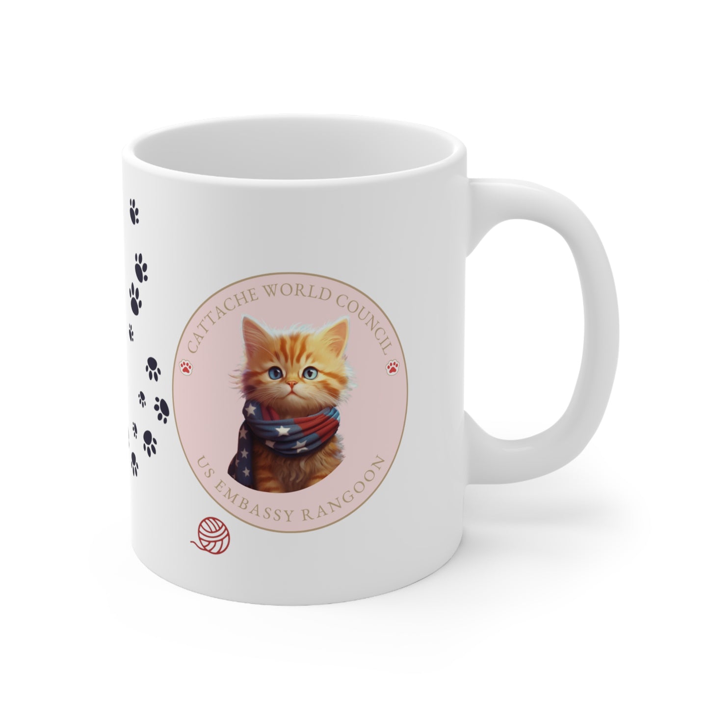 Cattache Mug, Street Cat: Rangoon