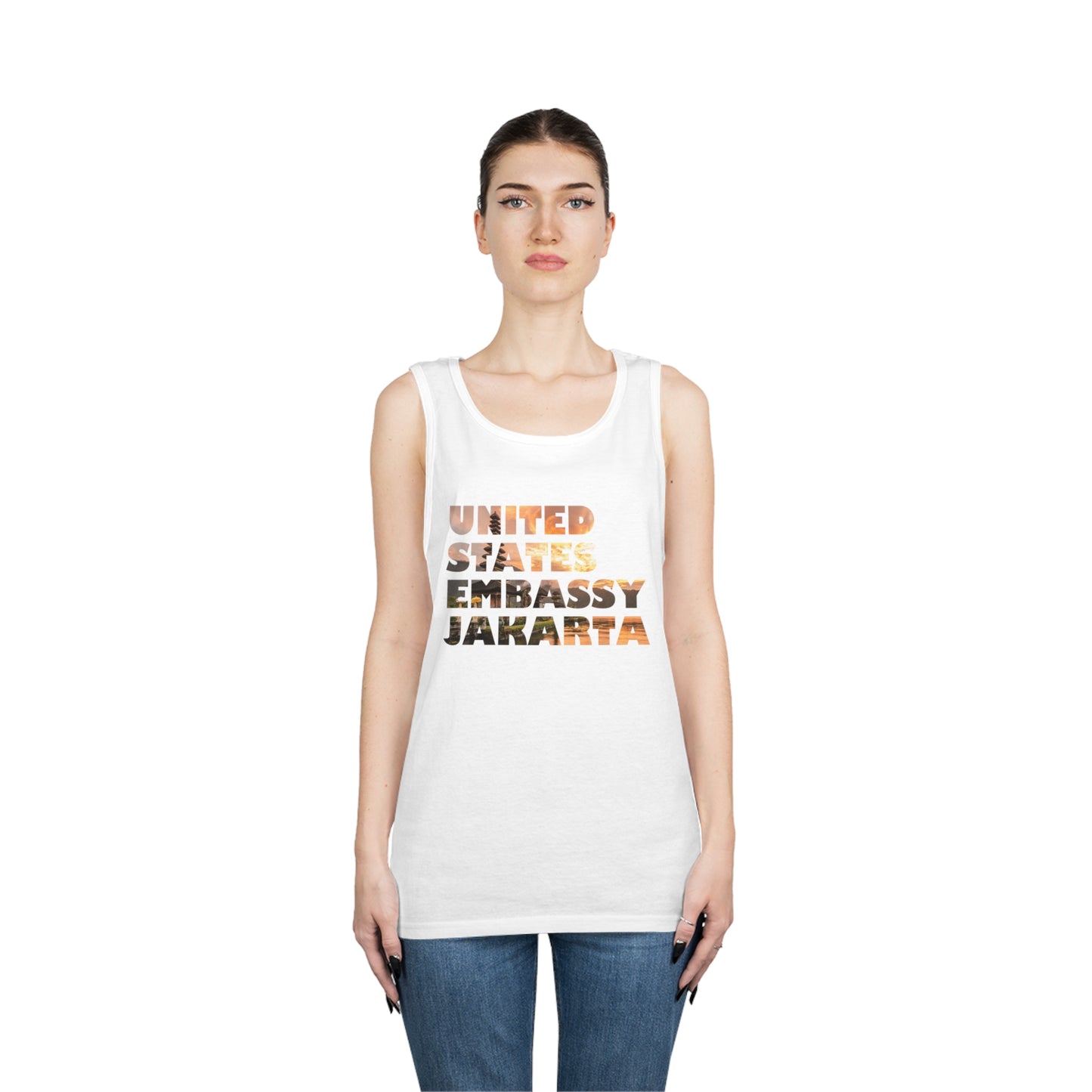 Read the Lines Tank Top: Jakarta