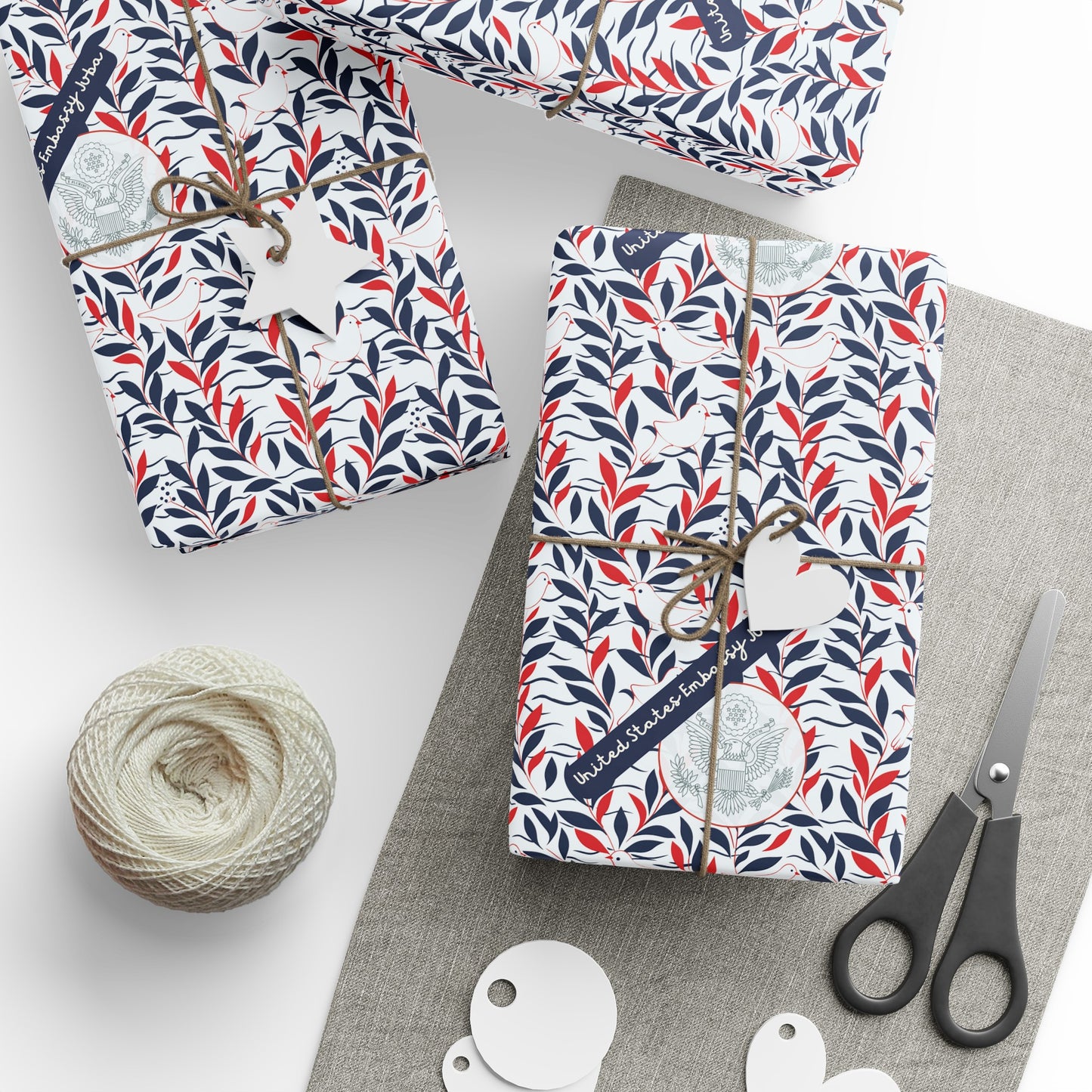 Finding Peace Wrapping Paper: Juba