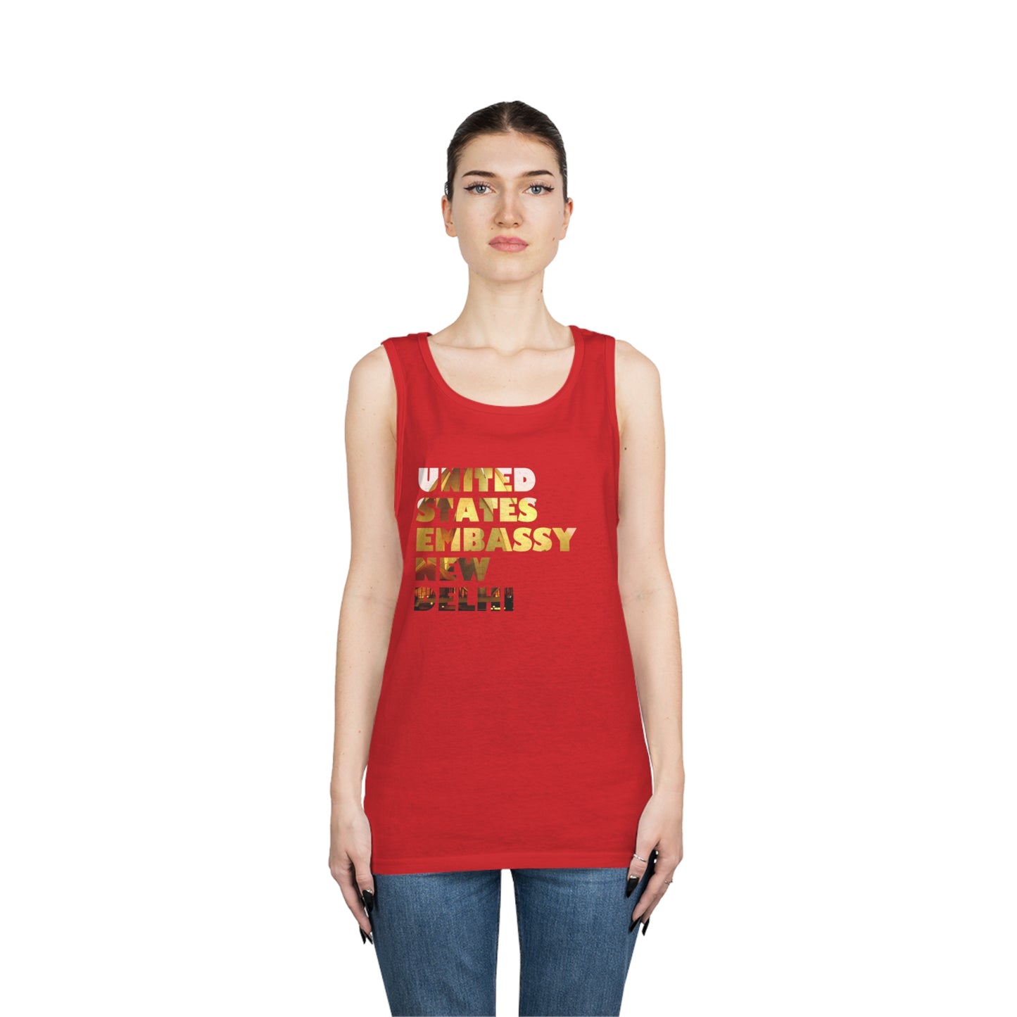 Read the Lines Tank Top: New Delhi