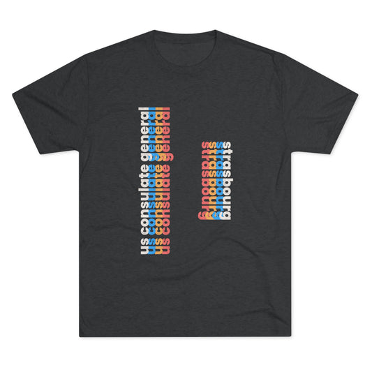 Retro Verso T-Shirt:  Strasbourg