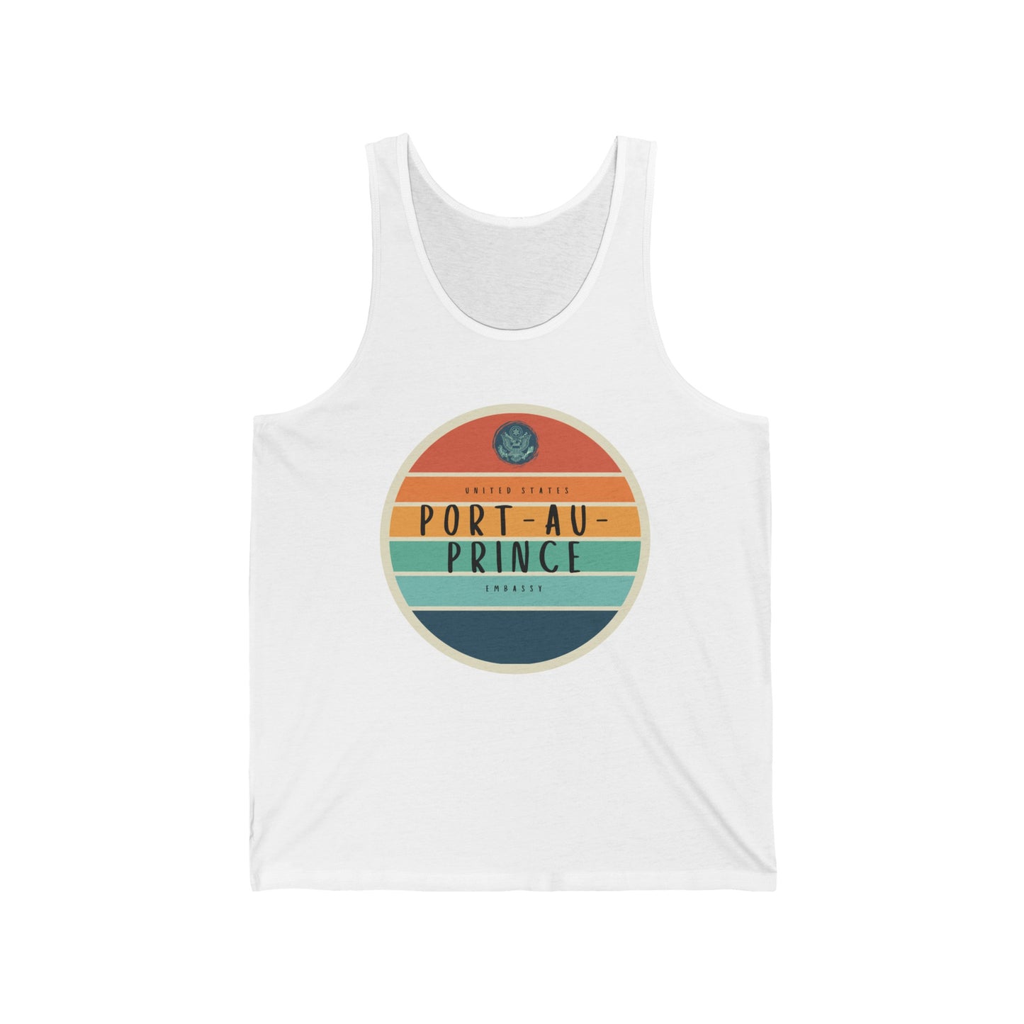 Setting Sun Tank Top: Port au Prince