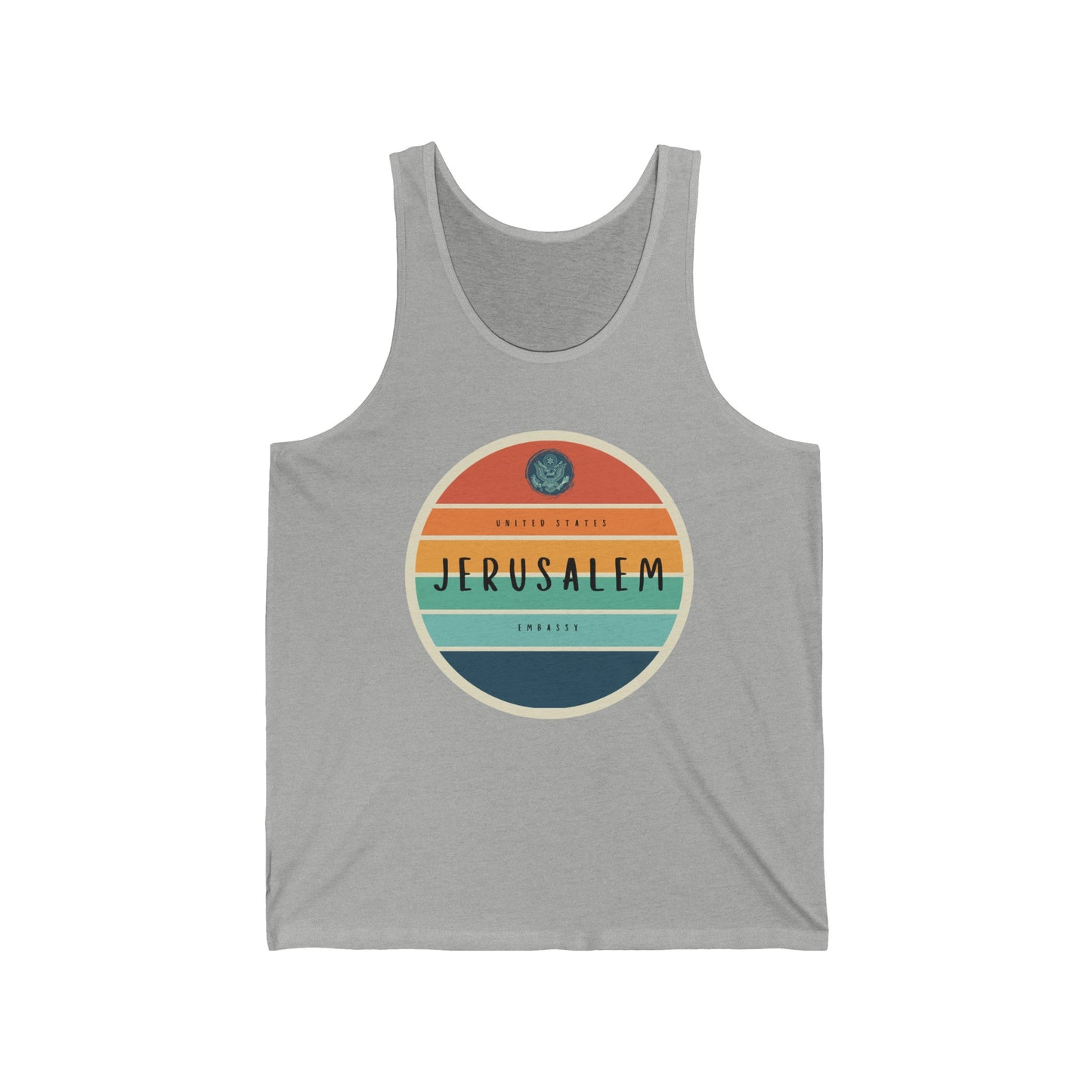 Setting Sun Tank Top: Jerusalem