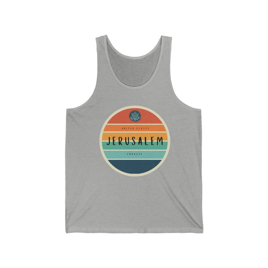 Setting Sun Tank Top: Jerusalem