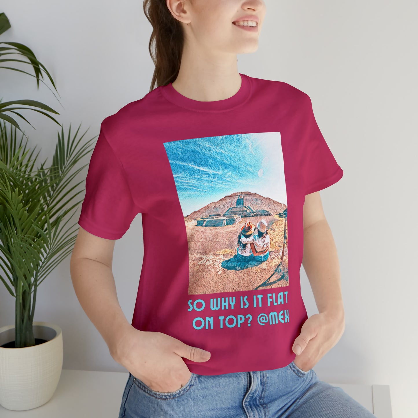 Comfy Short Sleeve Fun T-Shirt: Mexico