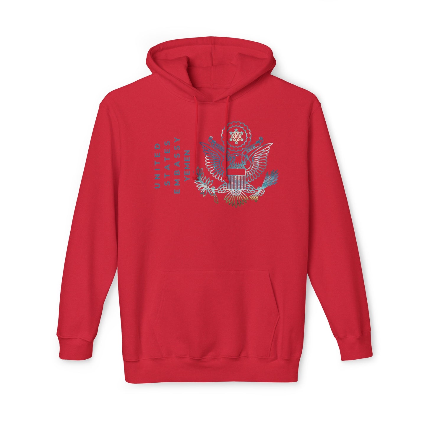 Modern, Made in the USA Hoodie: Yemen