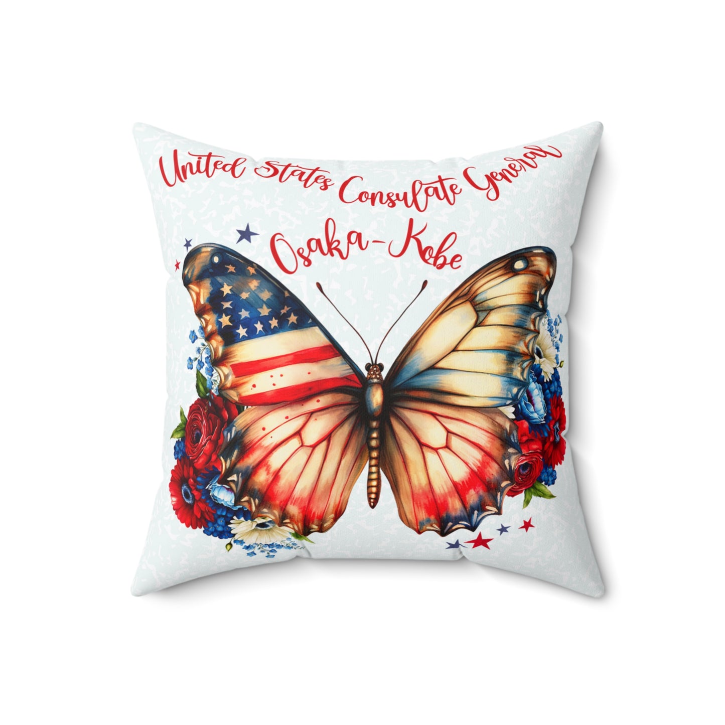 Butterfly Pillow: Osaka-Kobe