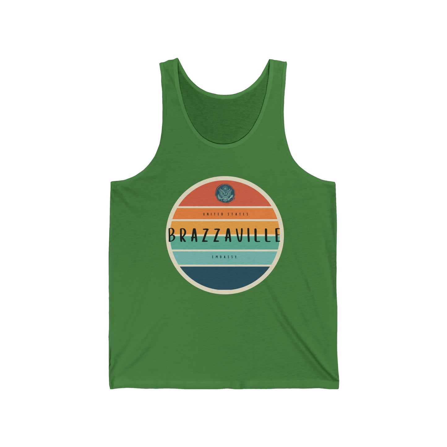 Setting Sun Tank Top: Brazzaville