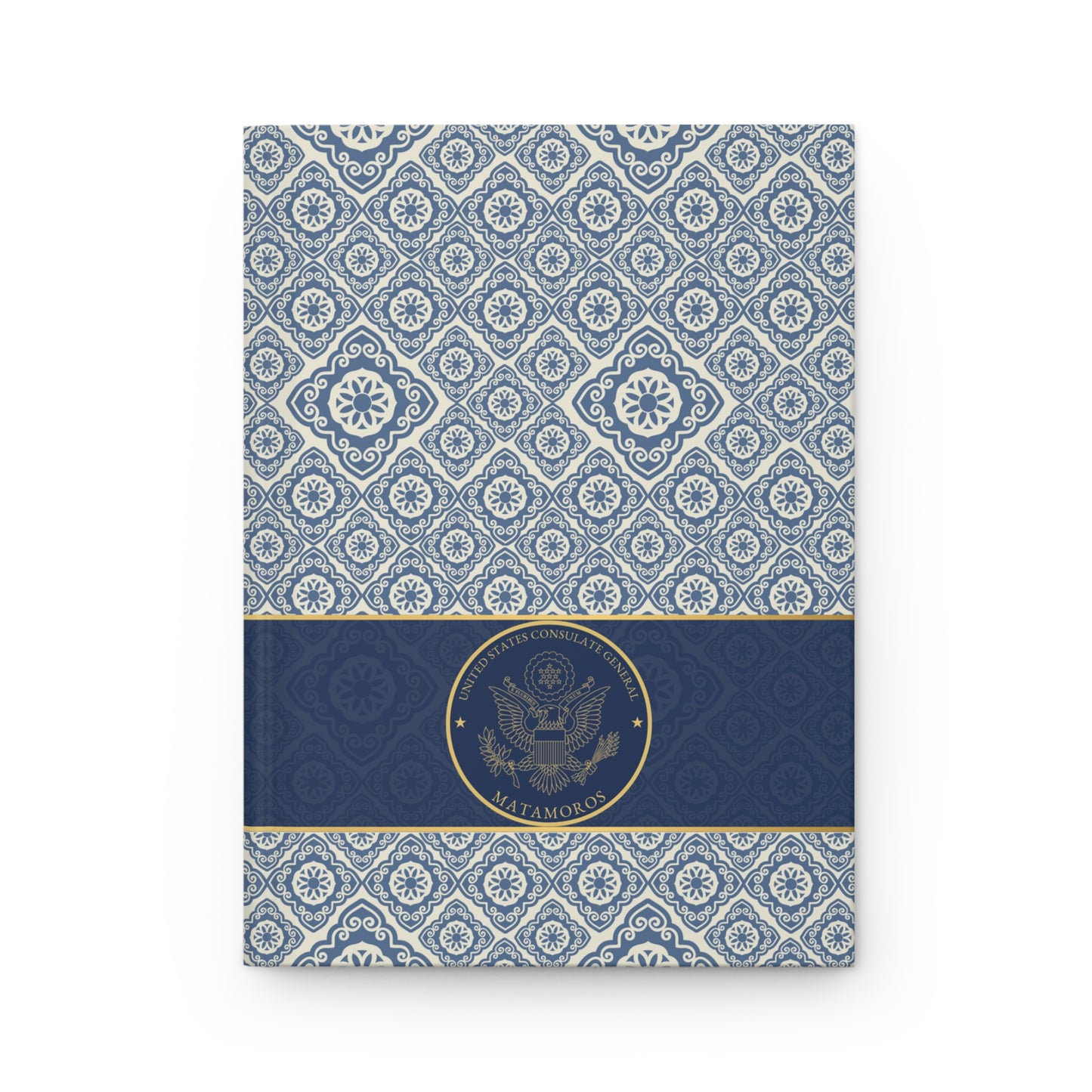 Elegant Patterned Hardcover Journal: Matamoros