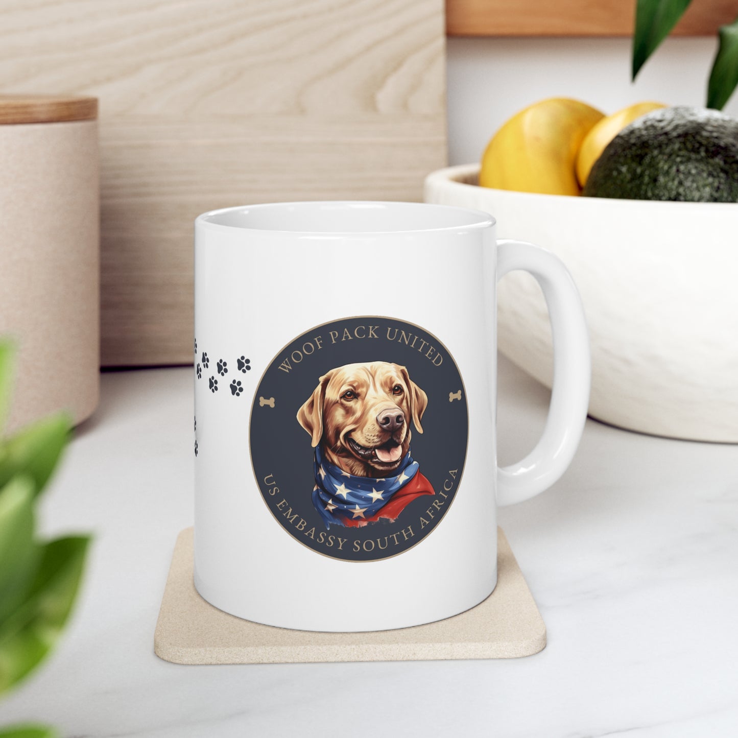 Woof Pack, Retriever Mug: South Africa