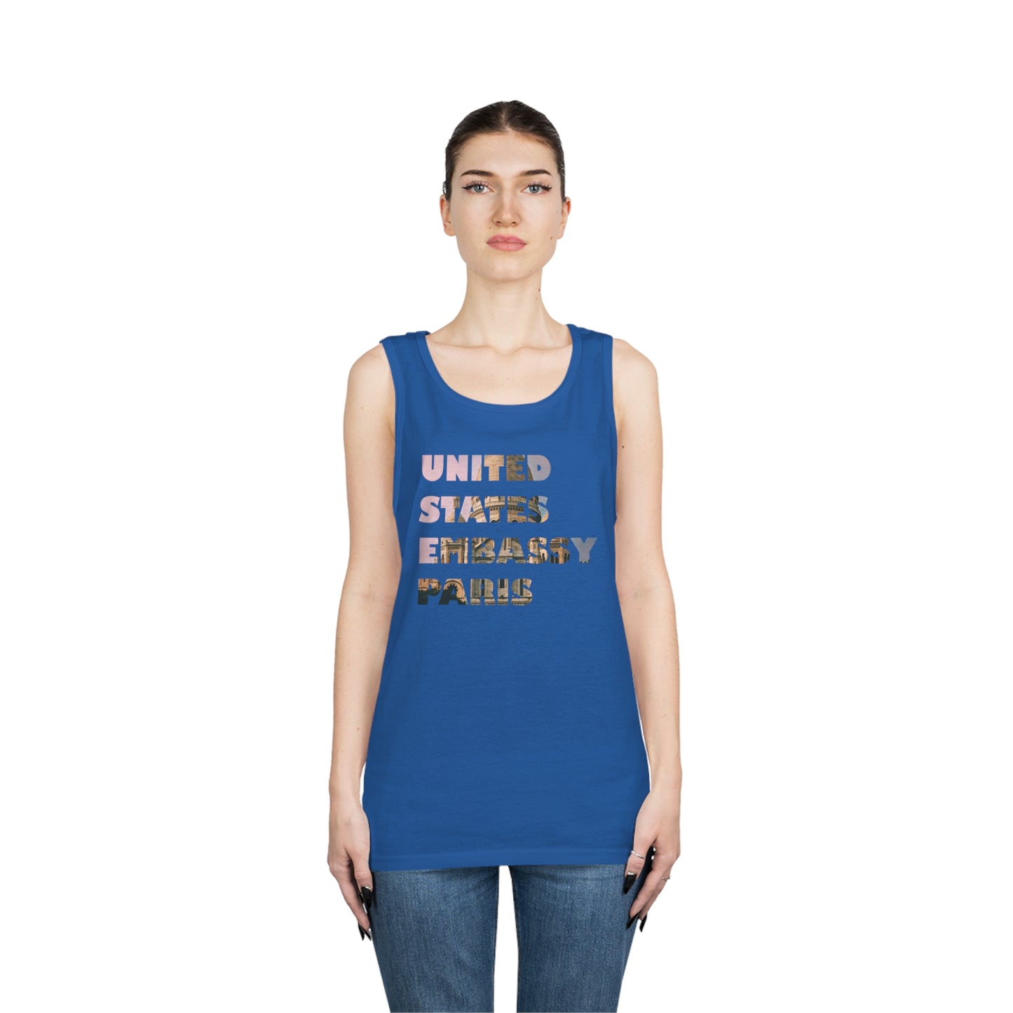 Read the Lines Tank Top: Paris