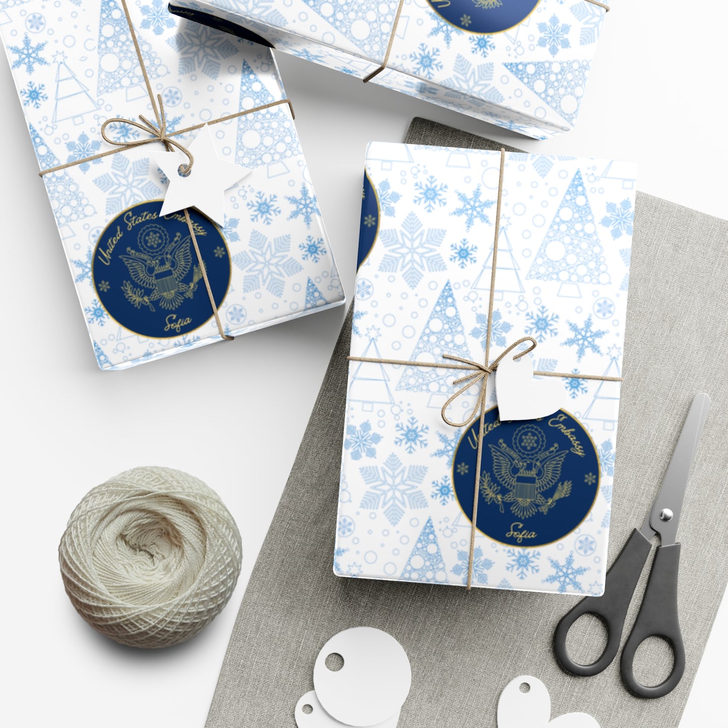 Holiday Gift Wrapping Paper: Sofia