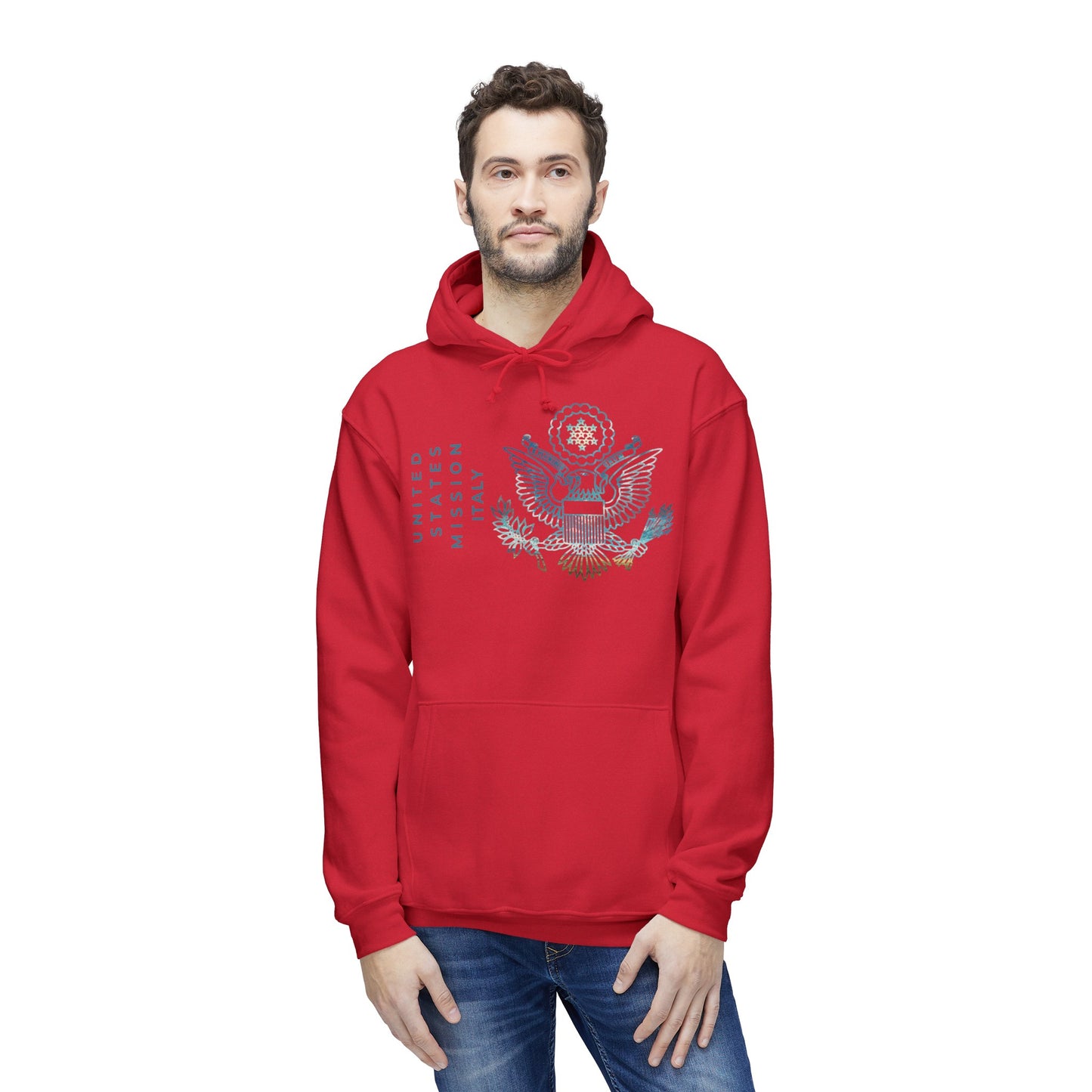 Modern, Made in the USA Hoodie: Italy