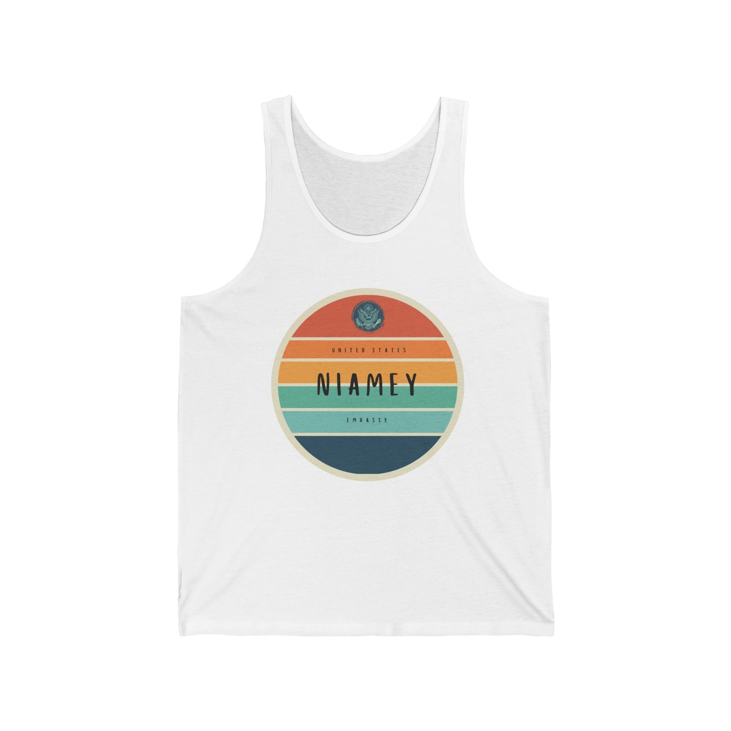 Setting Sun Tank Top: Niamey