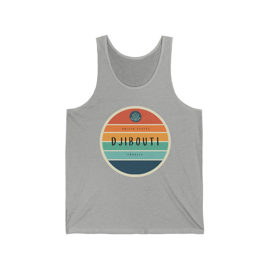 Setting Sun Tank Top: Djibouti