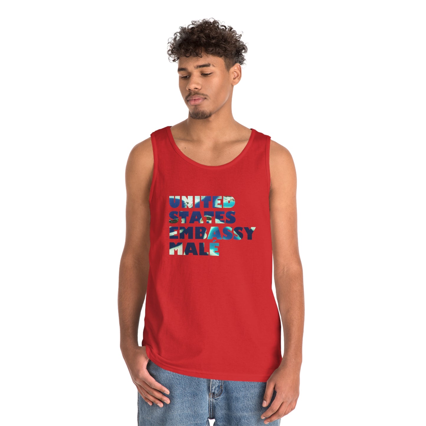 Read the Lines Tank Top: Male