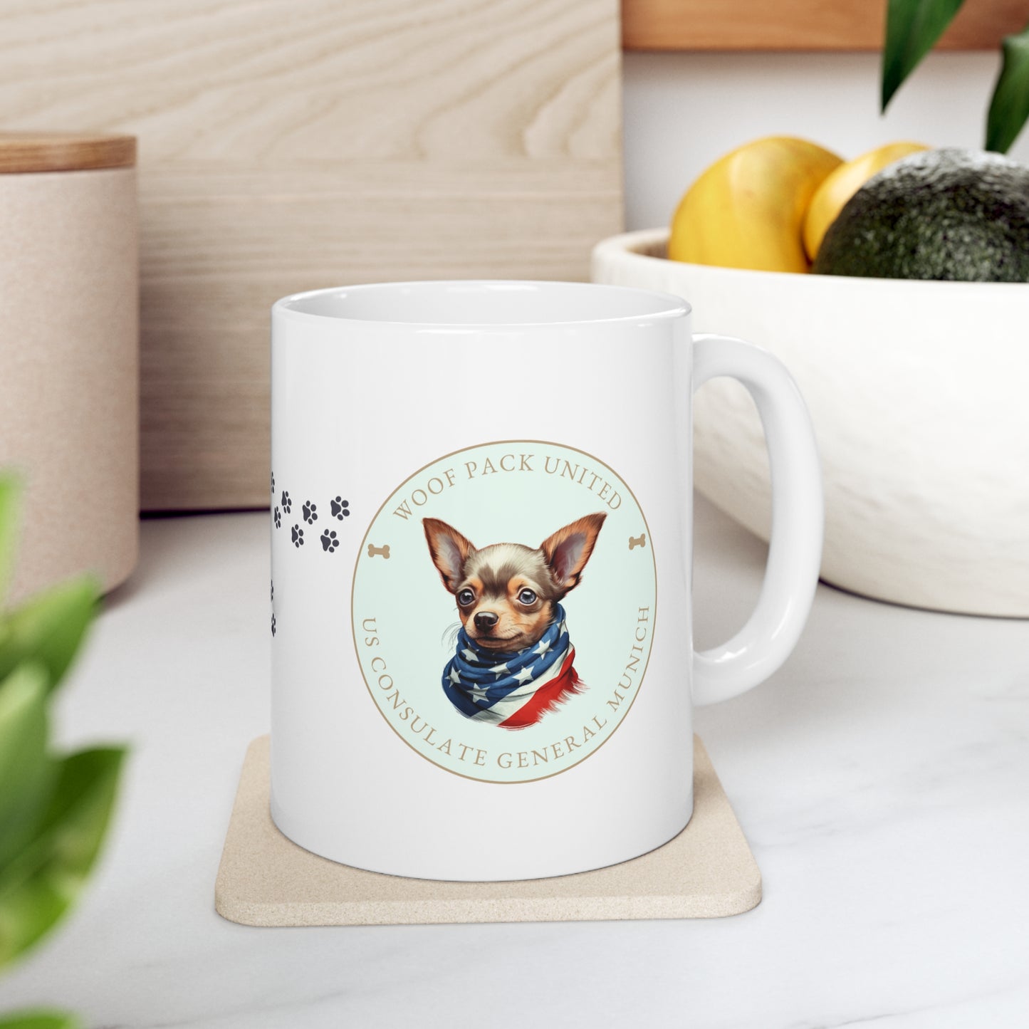 Woof Pack, Chihuahua Mug: Munich