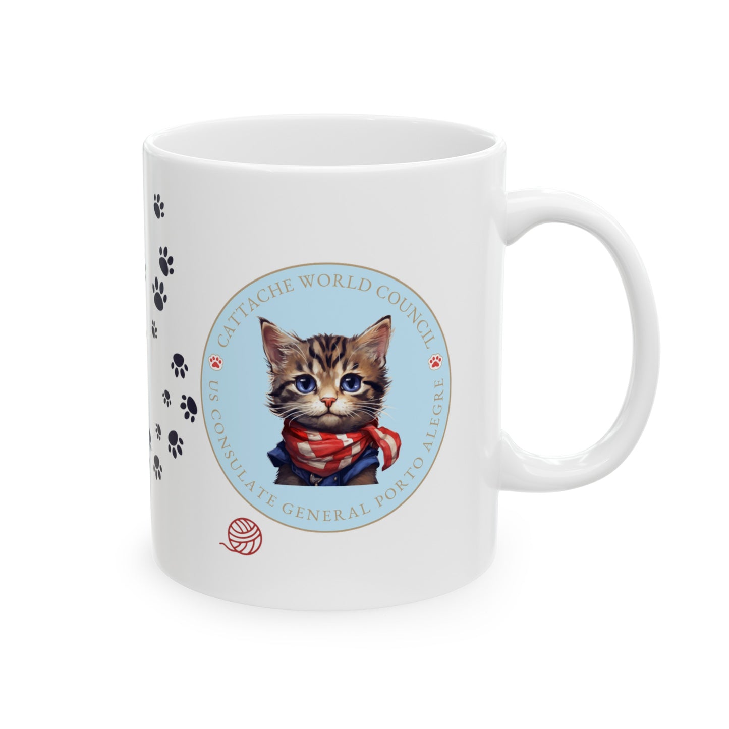 Cattache Mug, Tabby: Porto Alegre