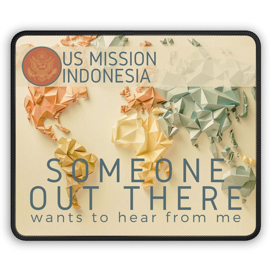 Gorgeous Reminder Mouse Pad: Indonesia