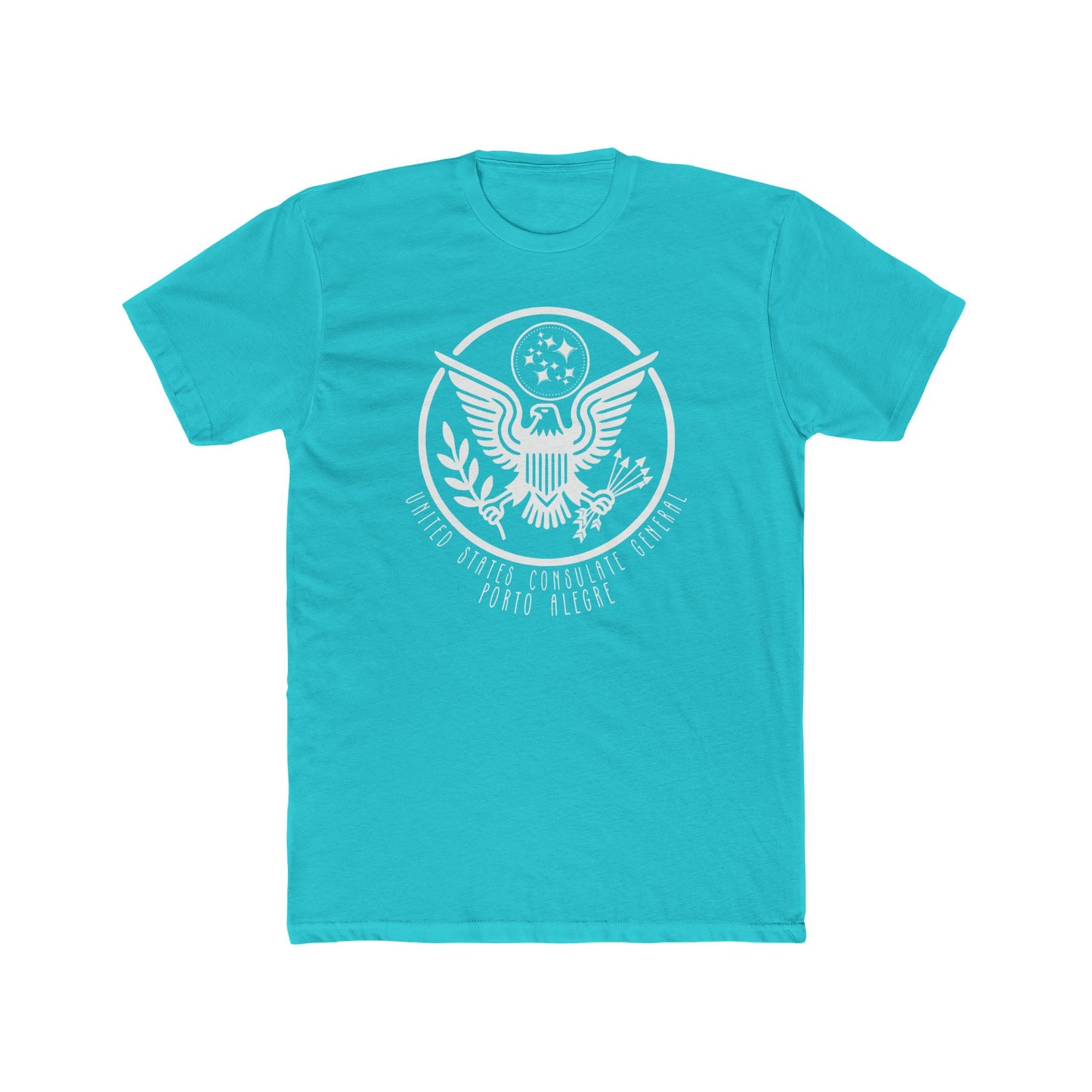 New Art Deco Cotton Crew Tee: Porto Alegre