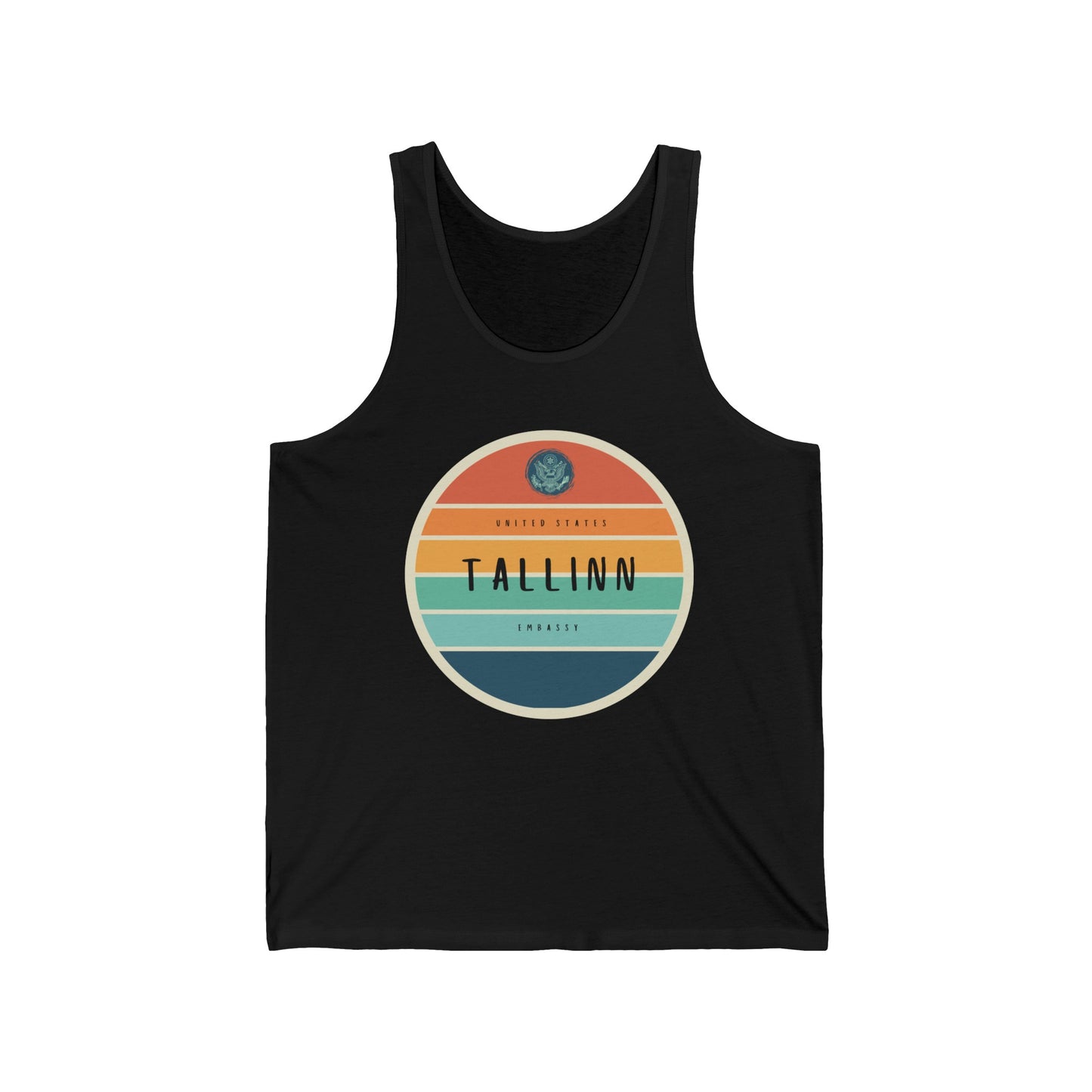 Setting Sun Tank Top: Tallinn