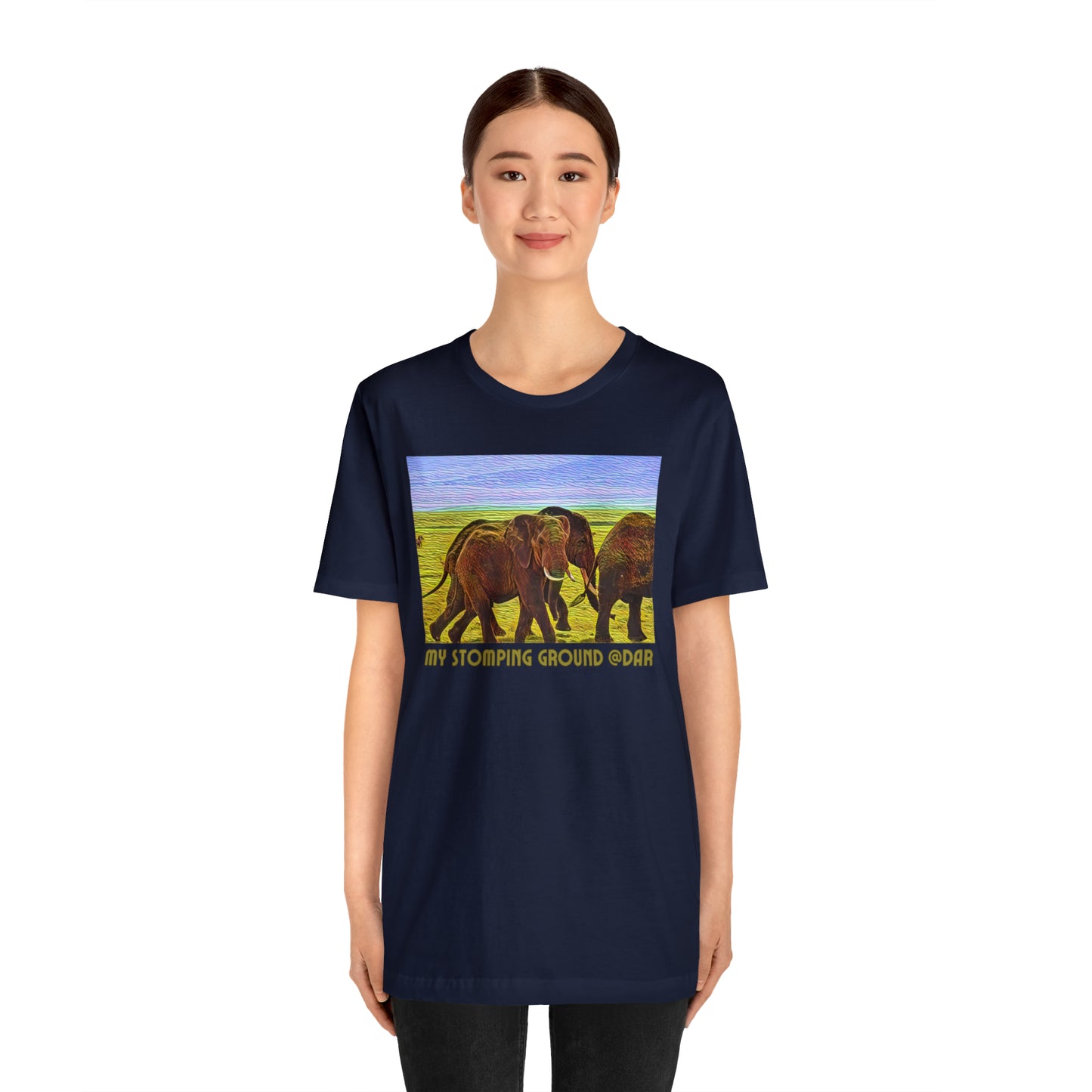 Comfy Short Sleeve Fun T-Shirt: Dar es Salaam