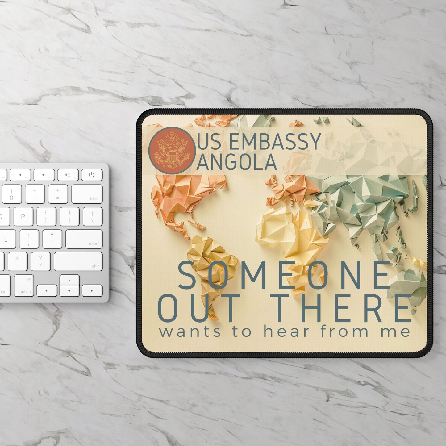 Gorgeous Reminder Mouse Pad: Angola