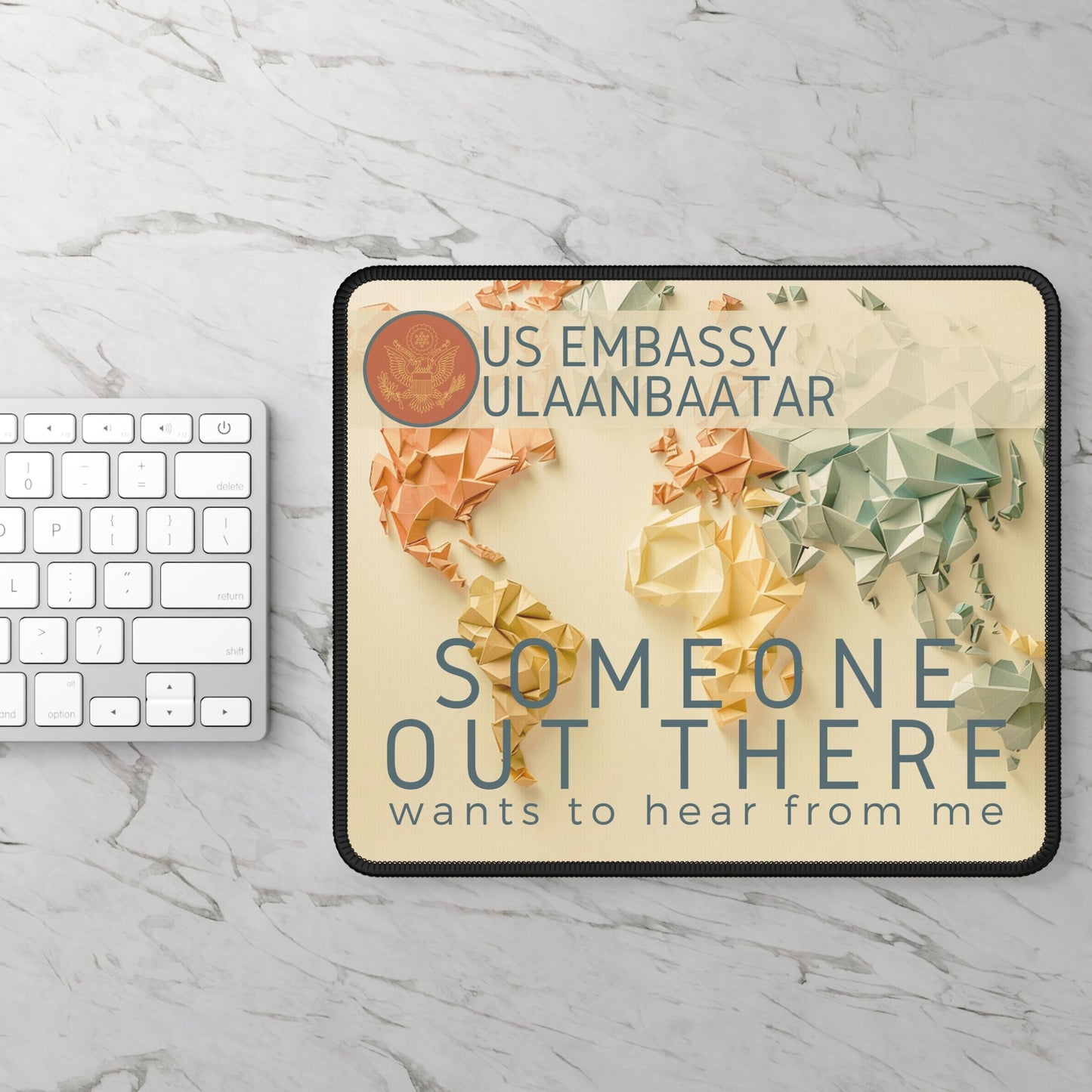 Gorgeous Reminder Mouse Pad: Ulaanbaatar