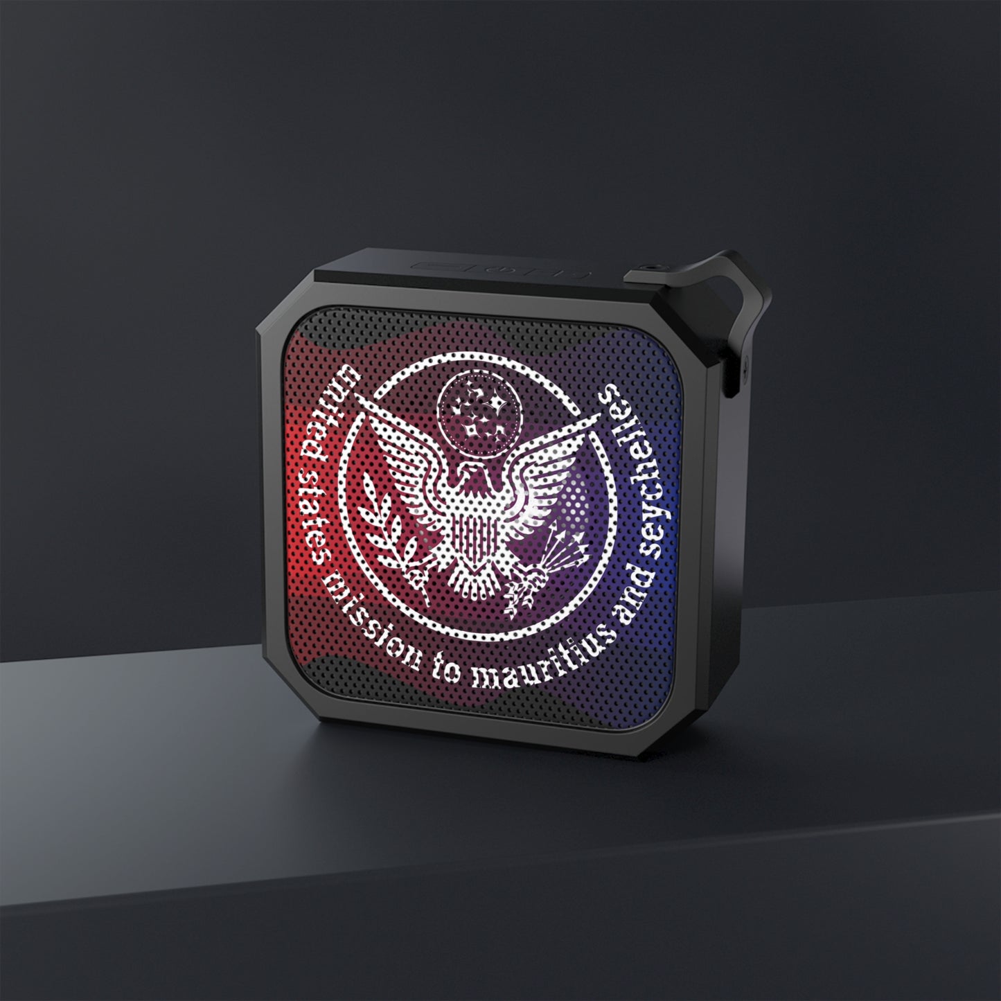 Red White and Blue, Outdoor Bluetooth Speaker: Mauritius and Seychelles