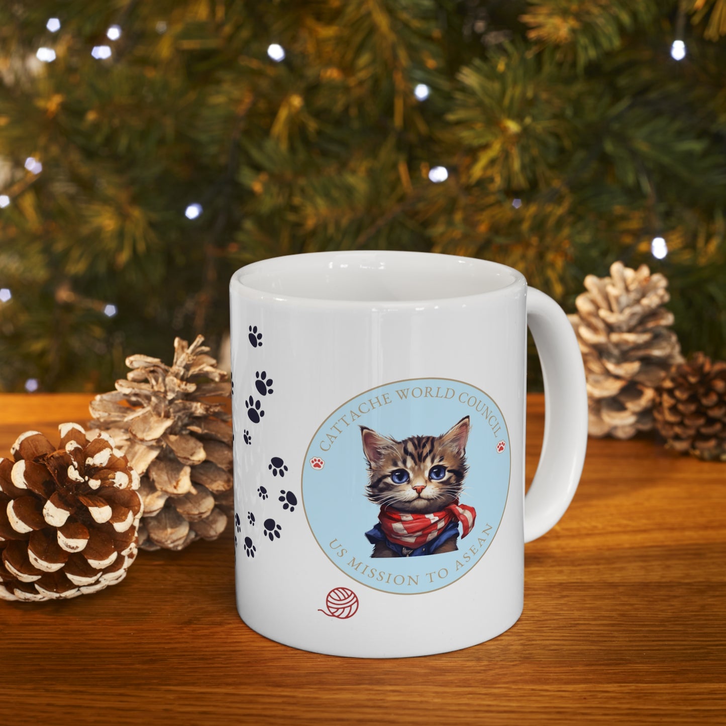 Cattache Mug, Tabby: ASEAN