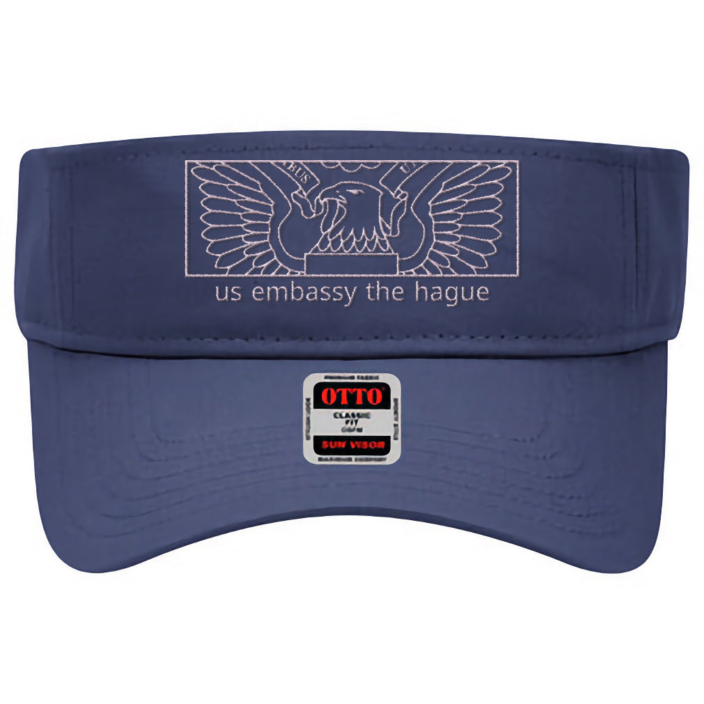 Modern Embroidered Visor: The Hague