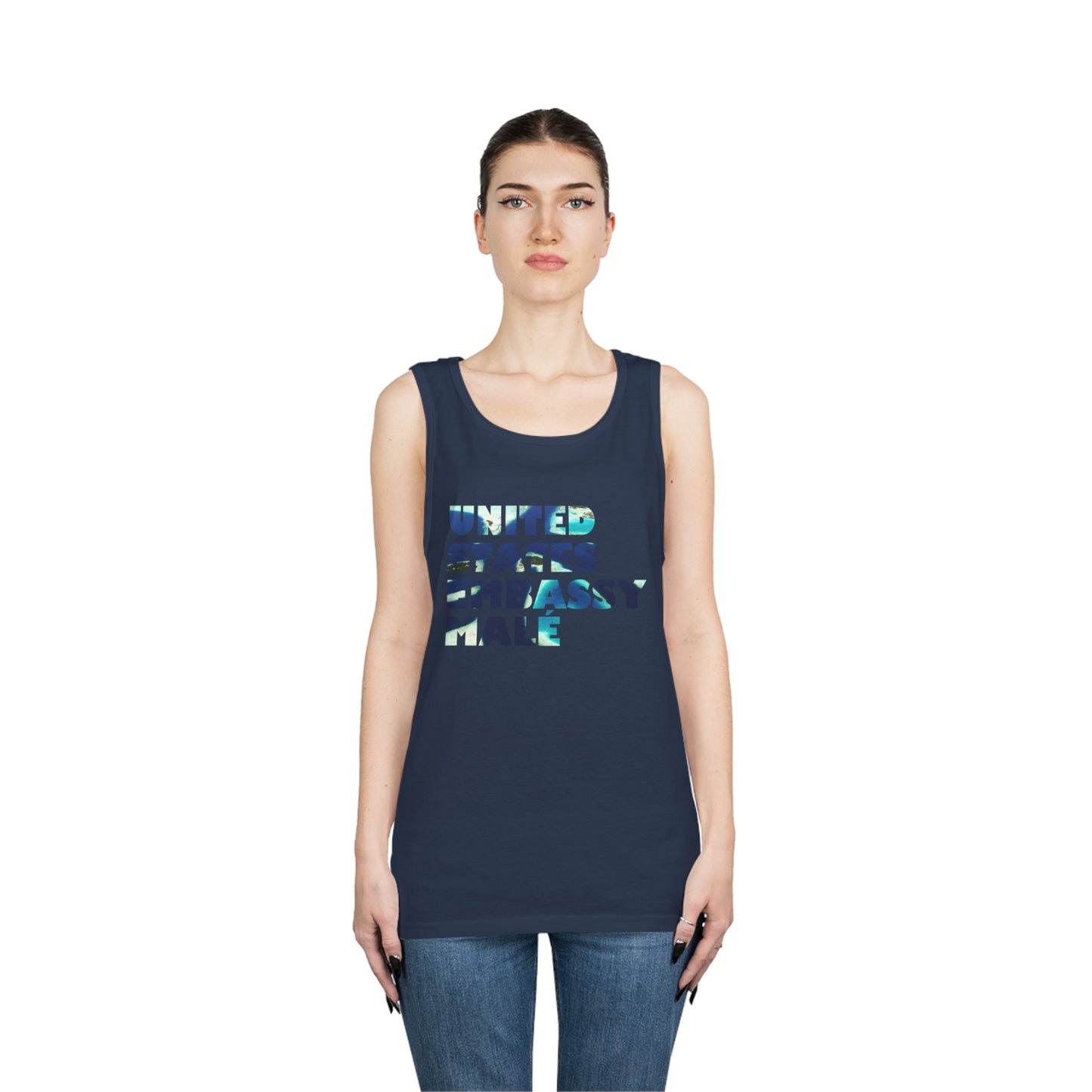Read the Lines Tank Top: Male