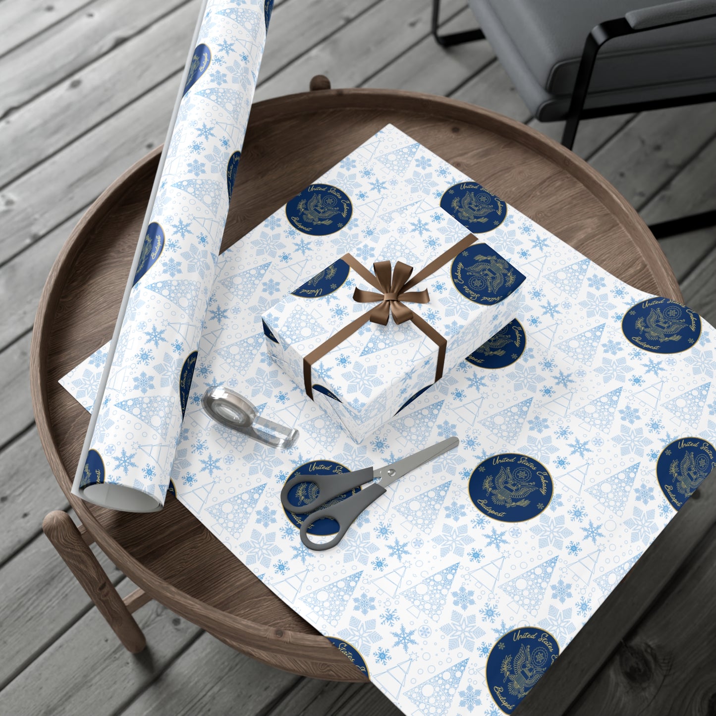 Holiday Gift Wrapping Paper: Hungary