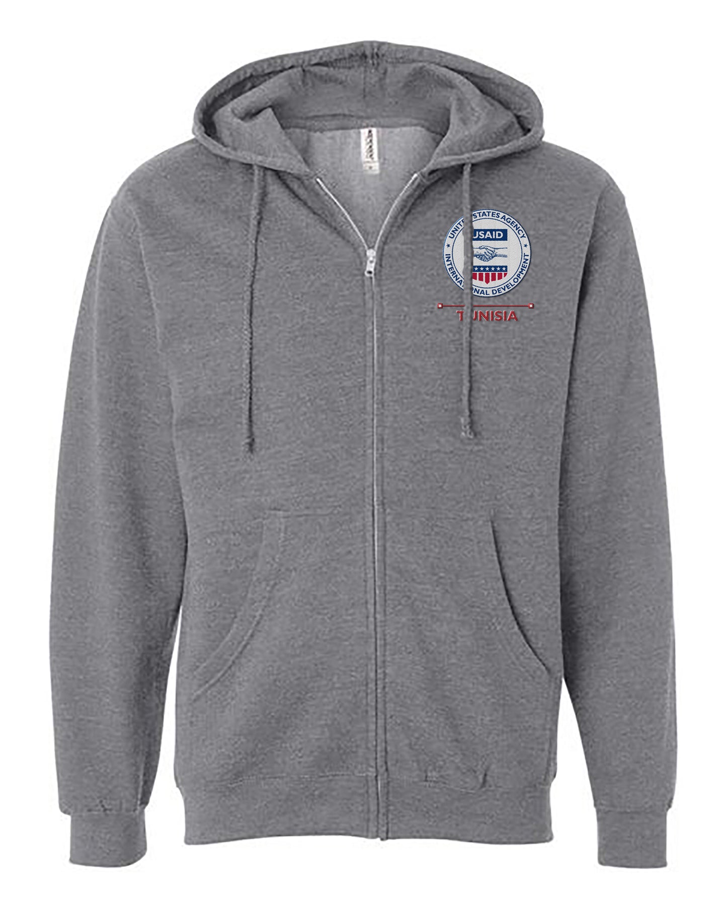 USAID Embroidered Hoodie: Tunisia