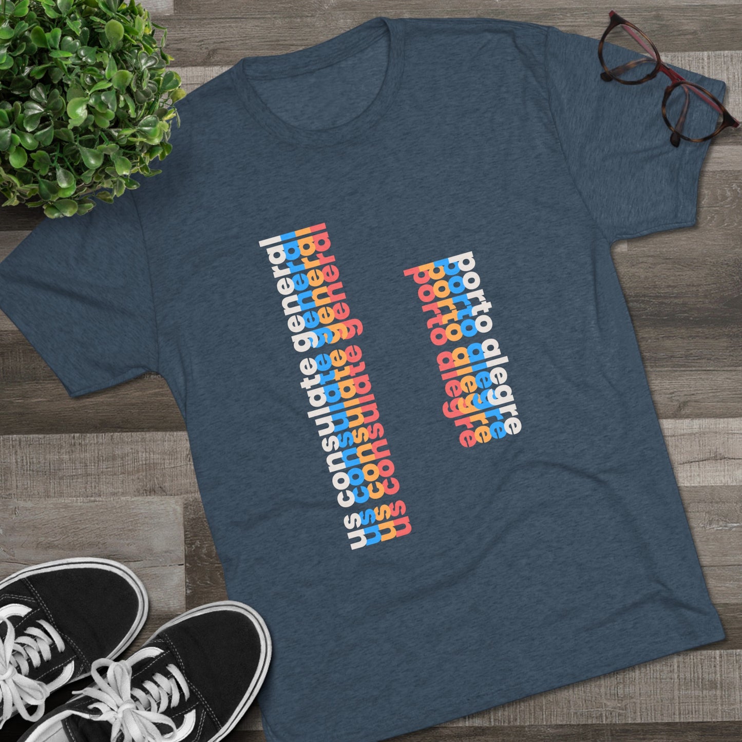 Retro Verso T-Shirt:  Porto Alegre