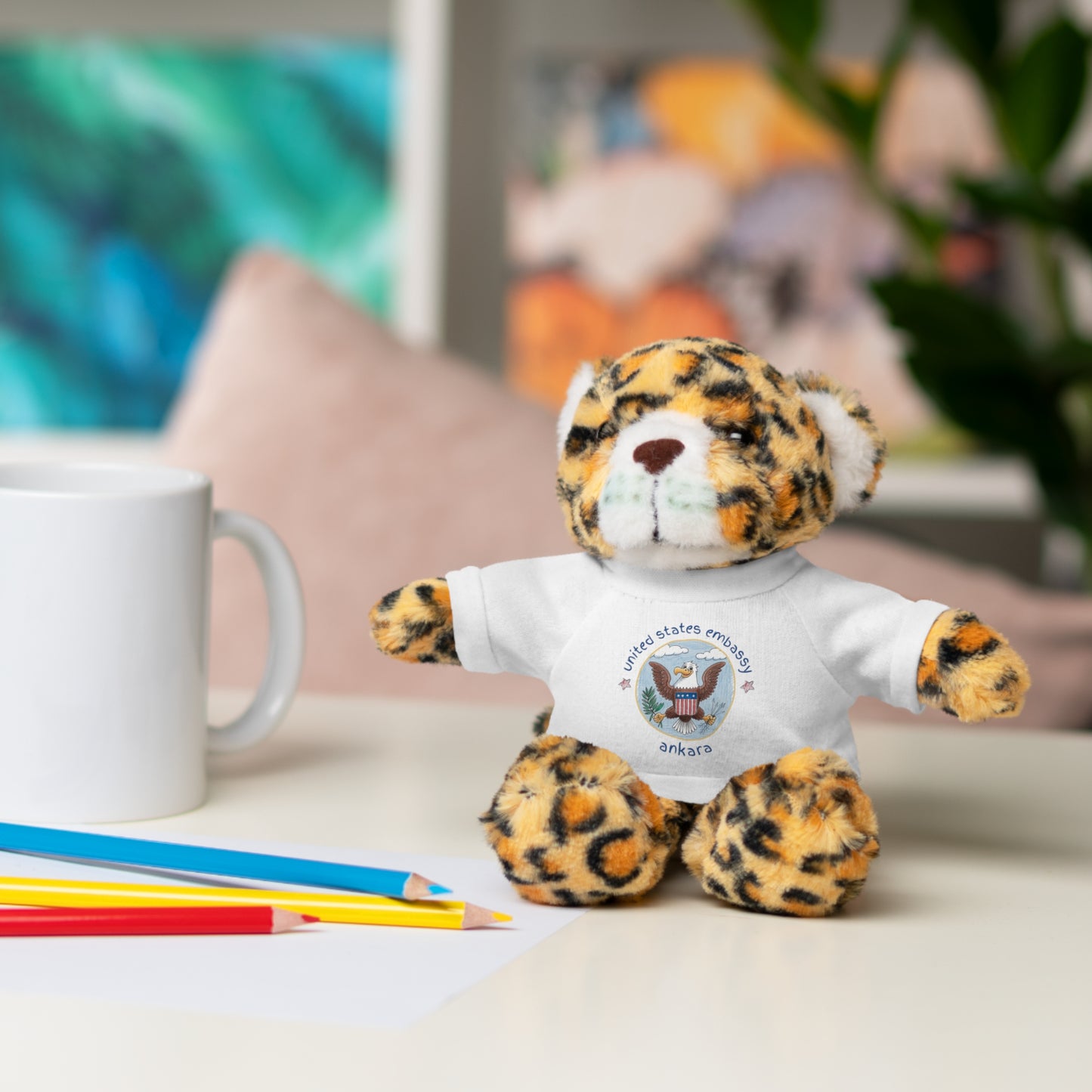 Cutest Ever Stuffed Animal With Post Tee: Ankara