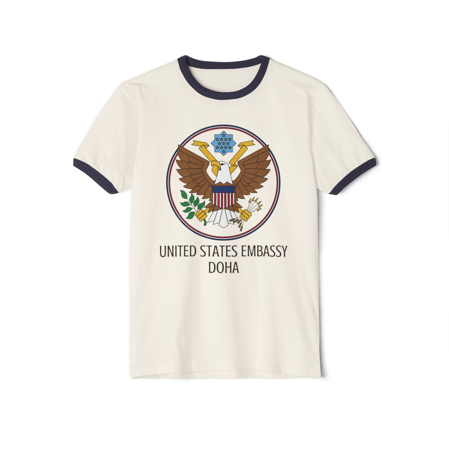 Art Deco Ringer T-Shirt: Doha