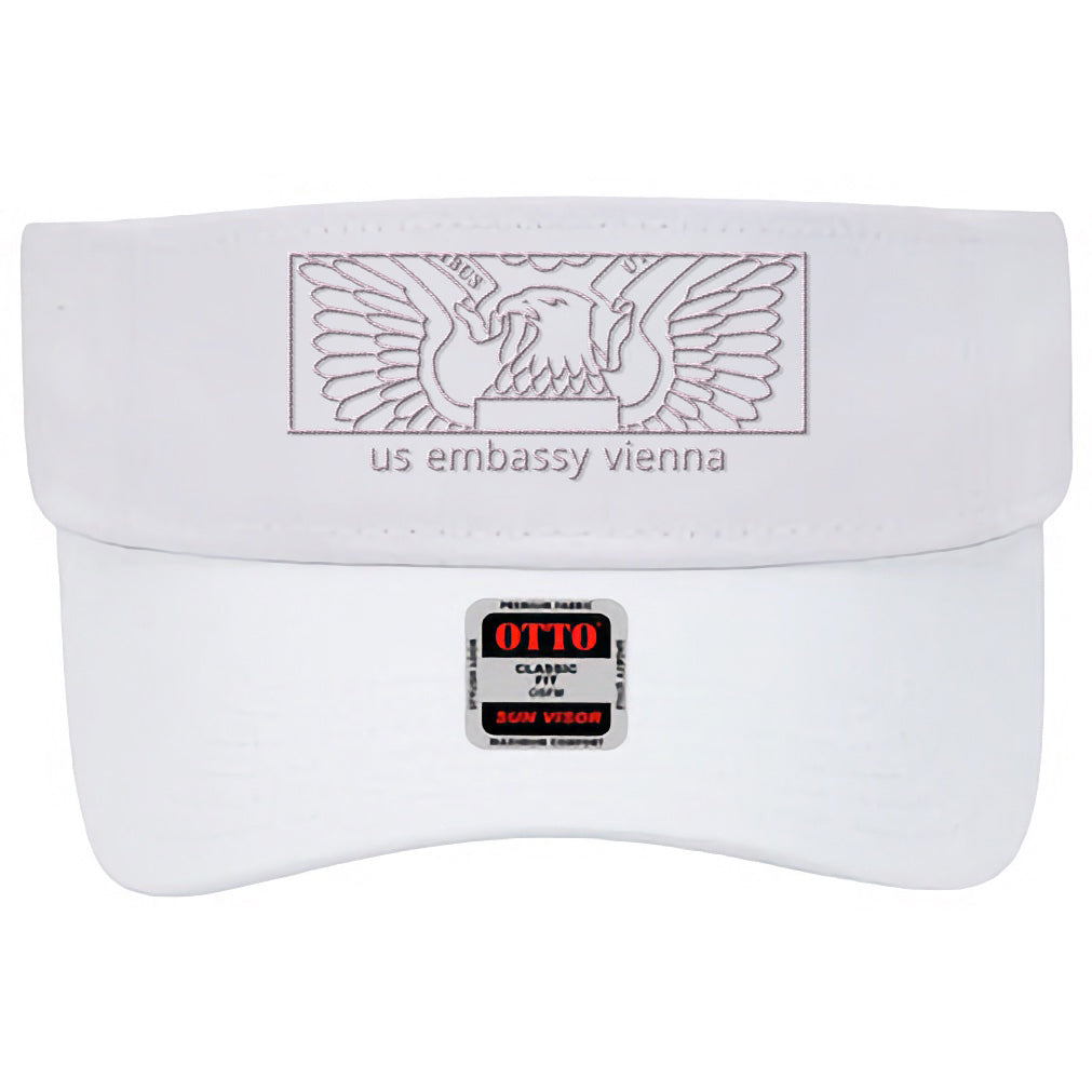 Modern Embroidered Visor: Vienna