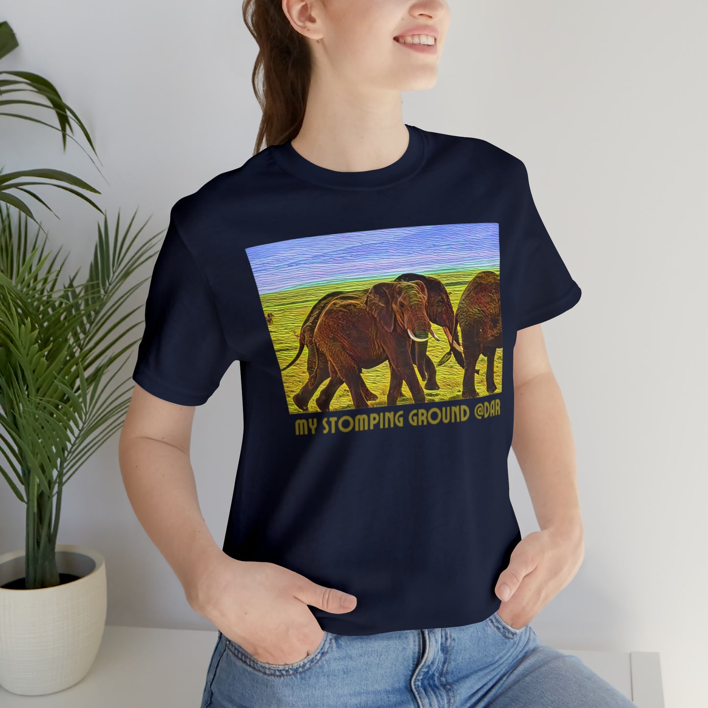 Comfy Short Sleeve Fun T-Shirt: Dar es Salaam