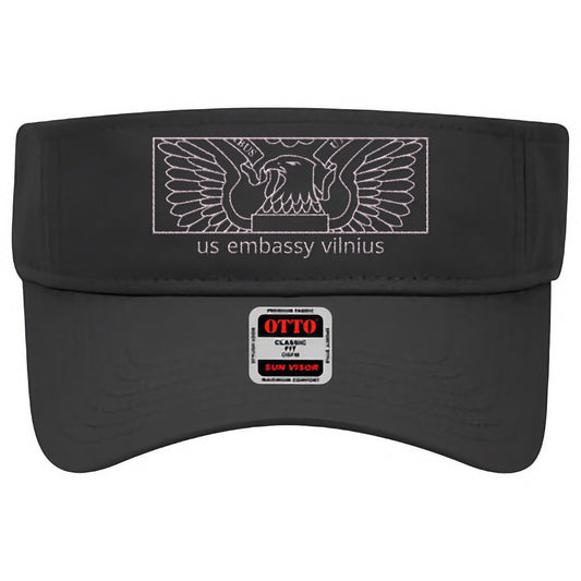 Modern Embroidered Visor: Vilnius