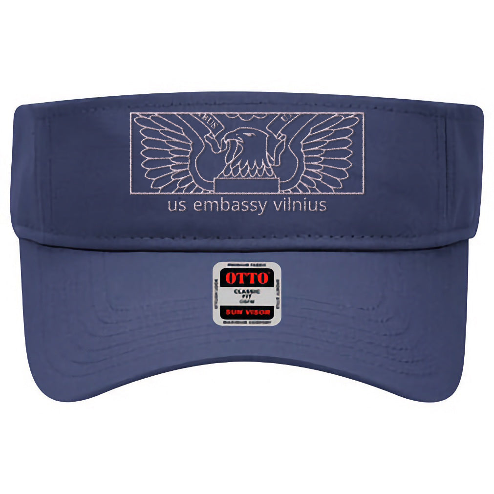 Modern Embroidered Visor: Vilnius