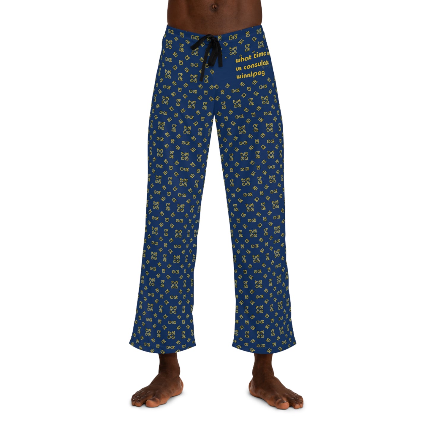 For the Jetlag Addict in Him, Men's Pajamas: Winnipeg